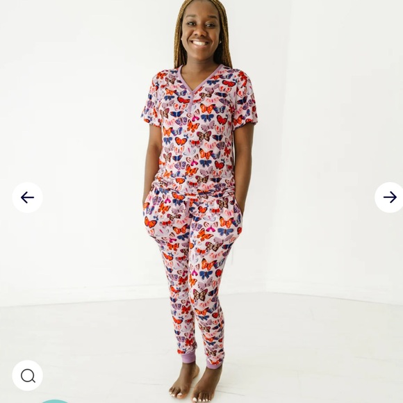 Little Sleepies Other - Little Sleepies Womens Bamboo Butterfly Kisses Pajama Set